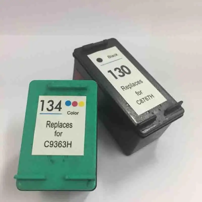 Einkshop 130 134 Заправляемый картридж с чернилами Замена для hp 130 134 с чернилами hp Deskjet 6543 5743 6623 5743 6843 6523 5943 6943 6983 принтер