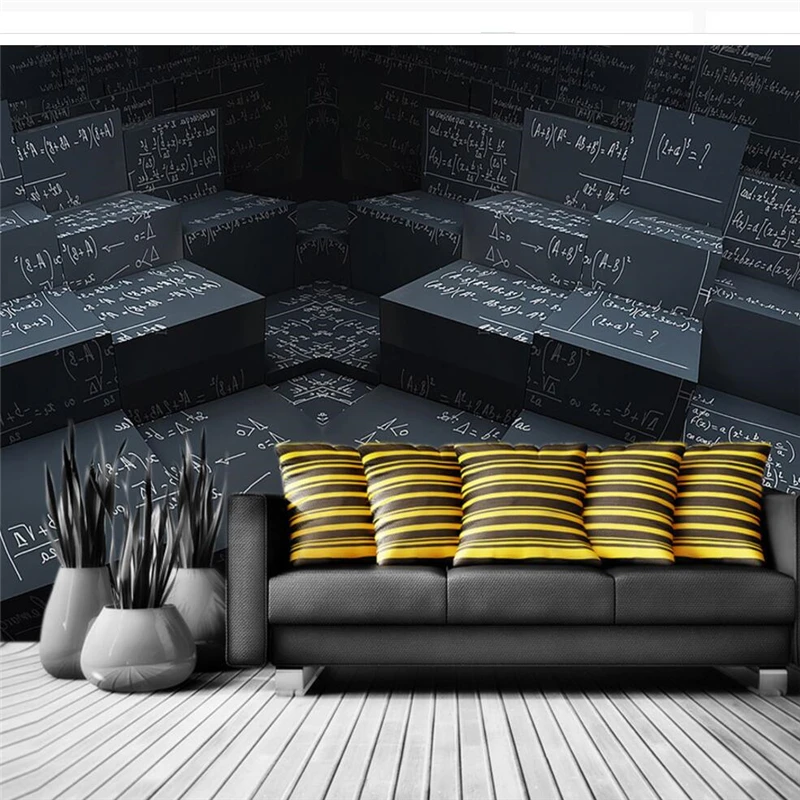 Обои beibehang на заказ 3d фотообои кубический куб абстрактное здание космос фон для