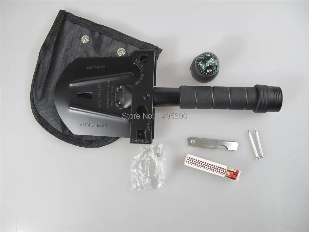 Компактная походная Лопата для выживания с множеством функций|camp camp|shovel carcamp 7