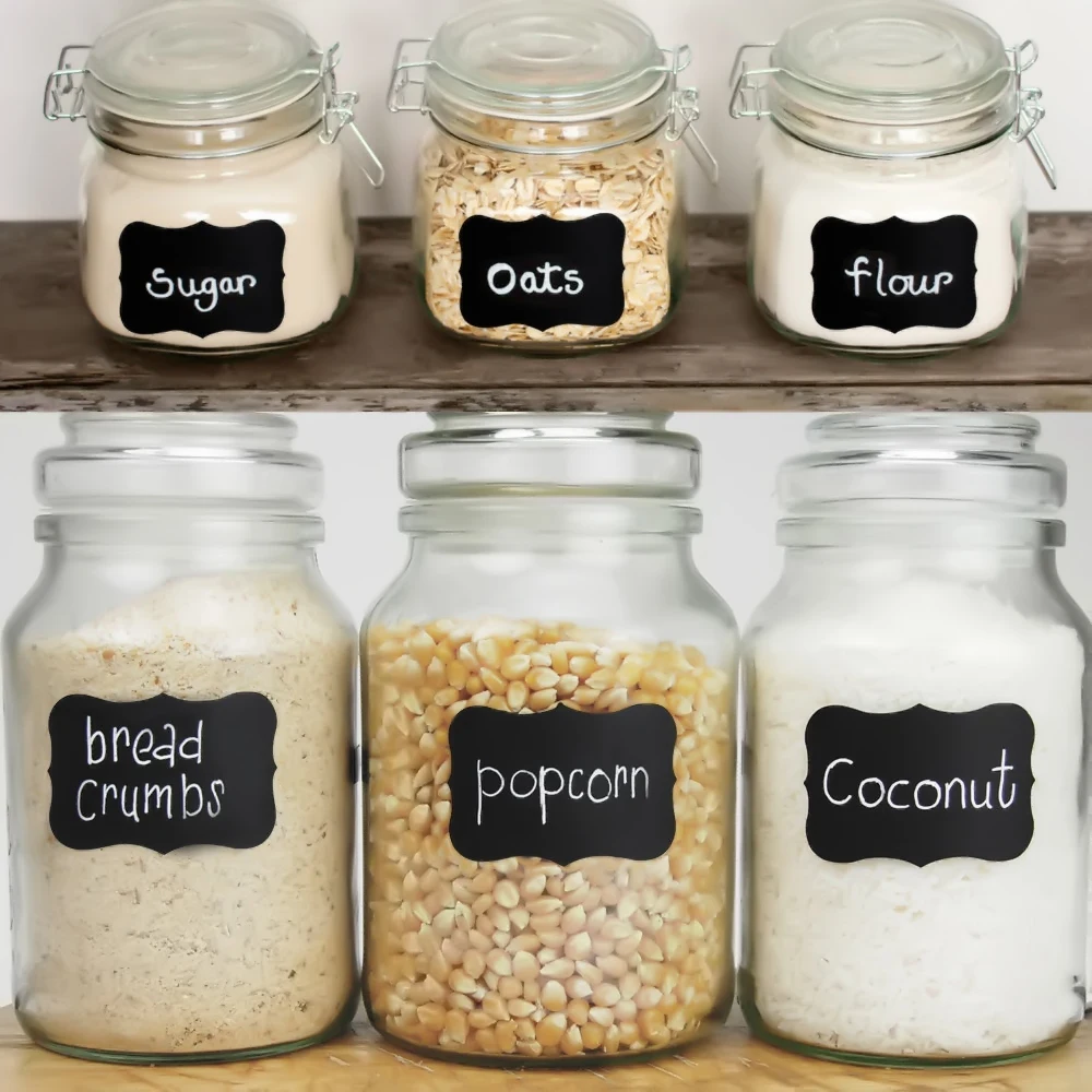 36 шт./компл. стикер для доски, из ПВХ Кухня ремесло Стикеры s для кувшина органайзера может этикетки доске домашний декор
