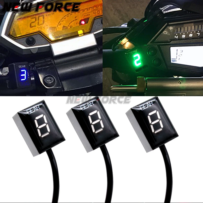 Цифровой индикатор уровня передачи для мотоцикла измеритель шестерни Kawasaki ER6N NINJA