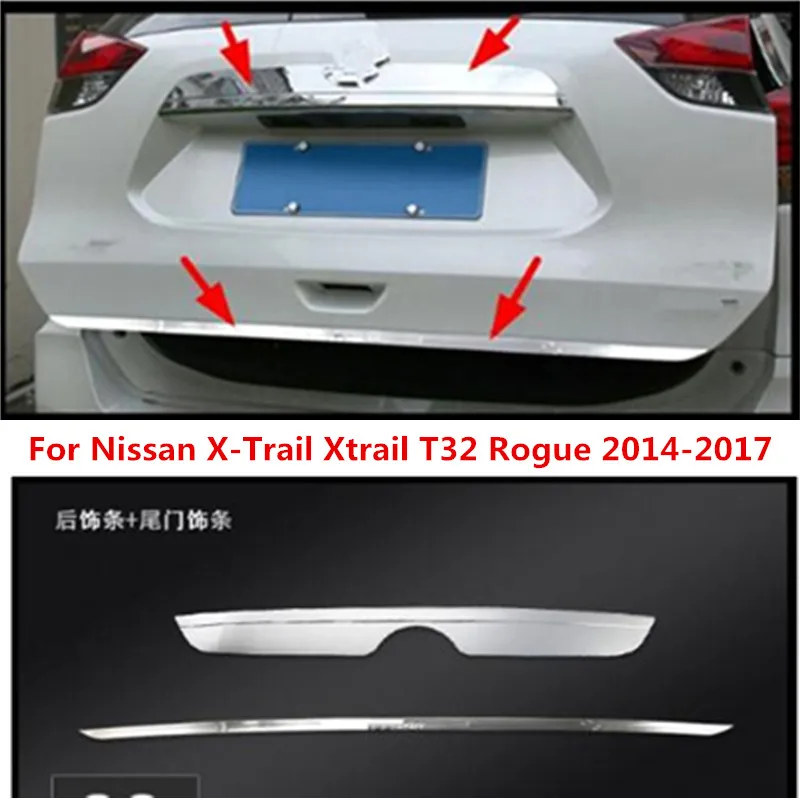 Подходит для Nissan X Trail T32 космического аппарата изгой 2014 2015 2017 Нержавеющая сталь