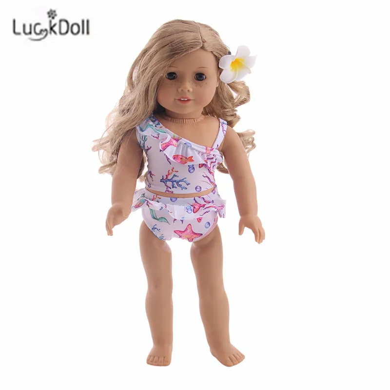 Модный Купальник LUCKDOLL размер 18 дюймов американский 43 см Детская кукла аксессуары