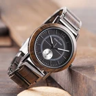 Часы для влюбленных BOBO BIRD, роскошные деревянные часы, пара, стильные и качественные наручные часы, особый дизайн в сочетании цветов K-R12