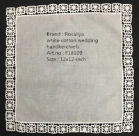 set of 12 fashion ladies handkerchiefs white cotton wedding bridal handkerchief vintage embroidered lace hankie hanky 12x12 inch