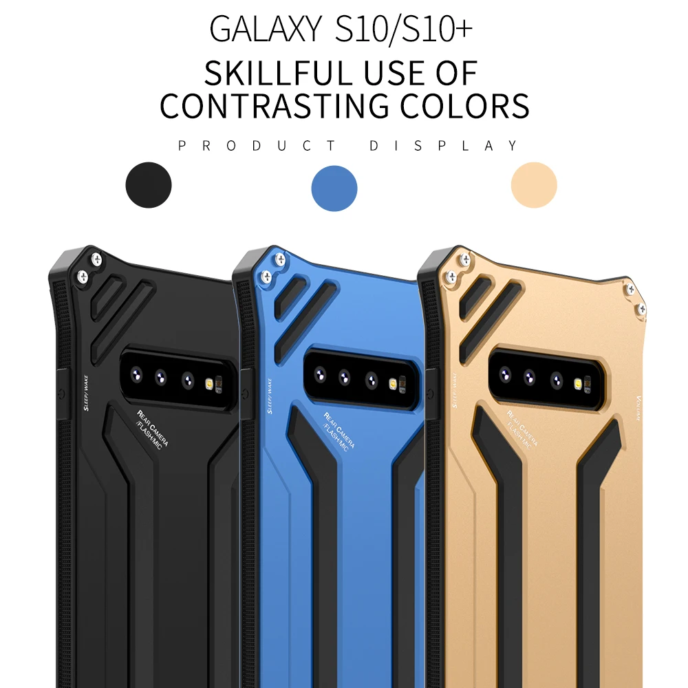 

R-JUST для Samsung S10 S10 Plus Gundam бронированный чехол Coque для Samsung Galaxy S8 S9 Plus Note 9 8 водонепроницаемый ударопрочный металлический чехол