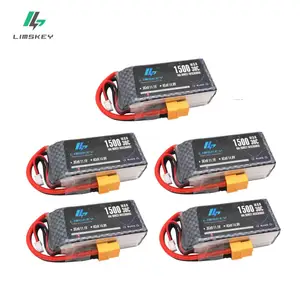 Горячая Распродажа: 5 шт. LiPo Батарея 11,1 V 1500Mah 3S 30C MAX 60C JSTTXT60 разъем для радиоуправляемой машины аэроплана лодки, вертолёт части для WLtoys V950