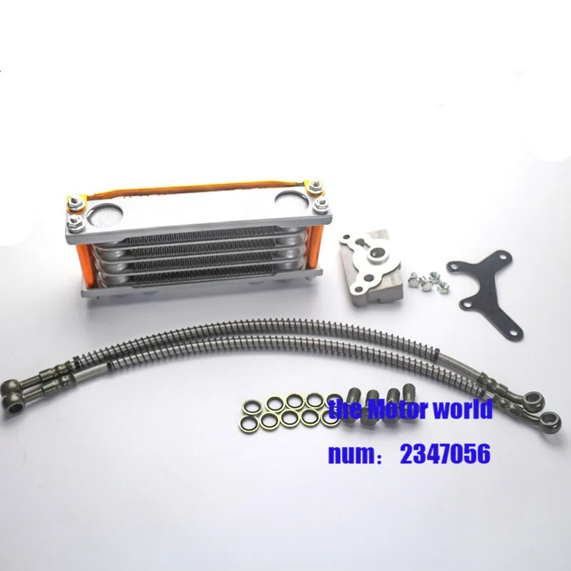 Для zongshen lifan 110cc 140cc monkey refires внедорожный мотоцикл алюминиевый сплав Масляный радиатор 125cc dirt pit bike atv