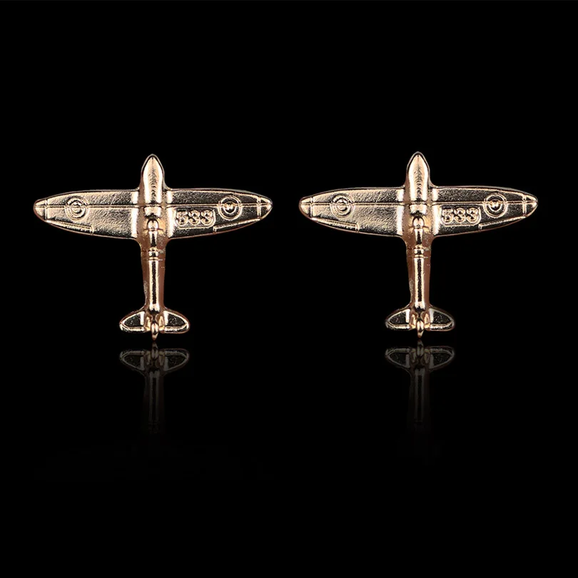 Delicate Airplane Small Brooches Pin for Shirt Collar Tips gold color 2016 Newest Arrival ee | Украшения и аксессуары
