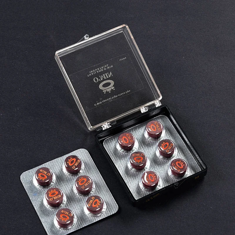 3 Pcs/Lot Snooker Pool Cue Tips M Billiards Tip 10mm/12mm Billiard Accessories | Спорт и развлечения