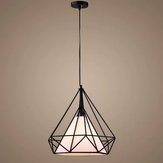 Винтажный подвесной ретро светильник в стиле лофт E27 Железный Держатель Для