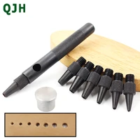 2 02 53 03 54 04 55 0mm replace tubes with handy tool belt punch hole puncher round punching for paper books leather craft