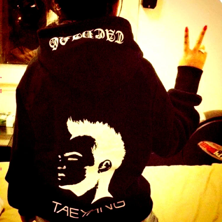 Kpop ю . г BIGBANG Taeyang дон молодых Bae портрет солнечной концерт же стиле толстовка кофты