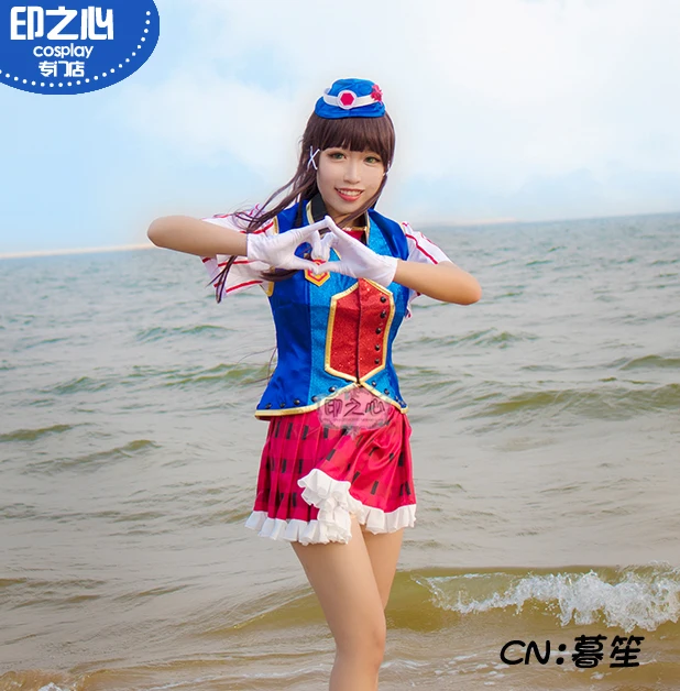 Аниме Love Live! Солнечный свет! Aqours Kurosawa Dia счастливечерние Тия униформа для поездов