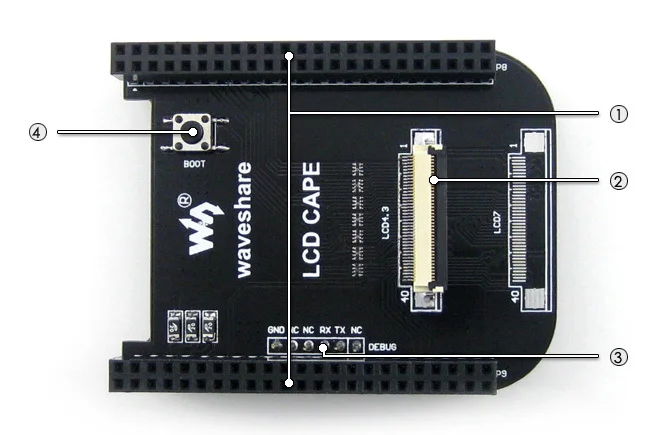 Beaglebone черный комплект 4 ГБ 8 бит eMMC 1 ГГц ARM Cortex-A8 Плата развития плата расширения