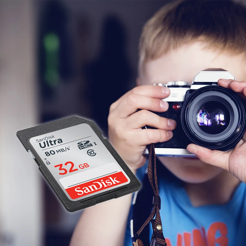 Sandisk SD карта класс 10 16 ГБ 32 64 128 ГБ|Карты памяти| |
