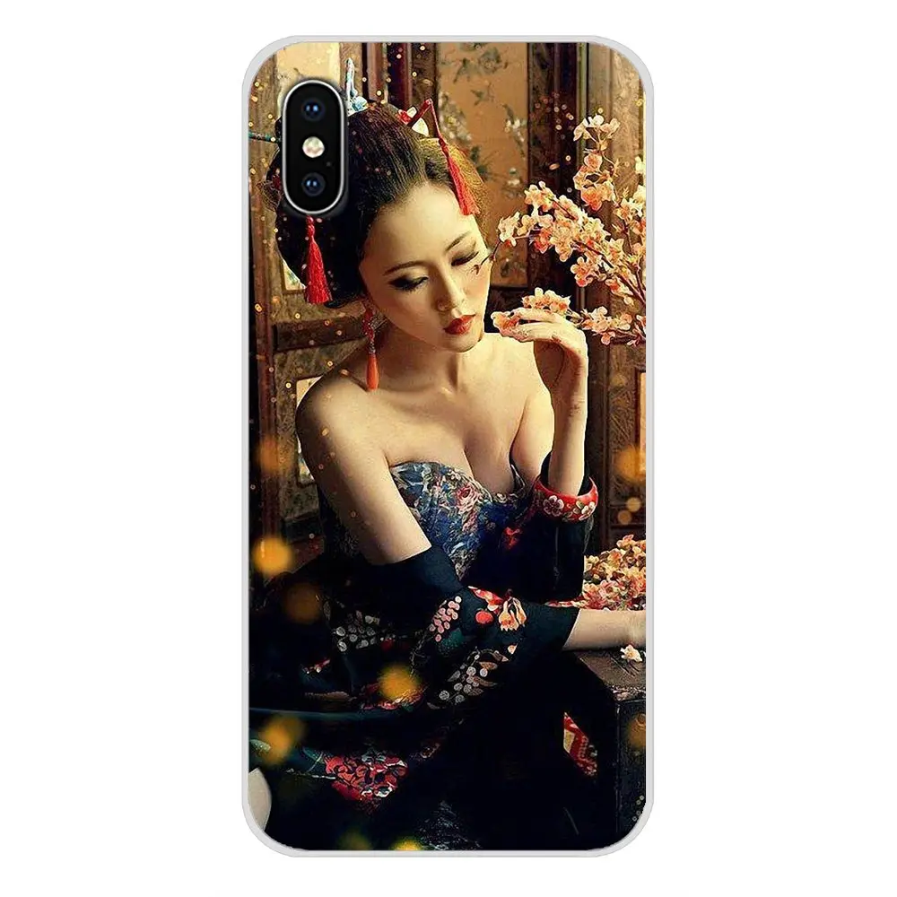 Аксессуары чехлы для телефонов Maiko Henshin japanese Geisha girl Motorola Moto X4 E4 E5 G5 G5S G6 Z Z2 Z3 G3 G2 C Play