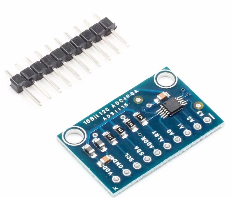 16 бит I2C ADS1115 модуль ADC 4 канальный с усилителем Pro Gain RPi 1 шт.|Интегральные схемы| |