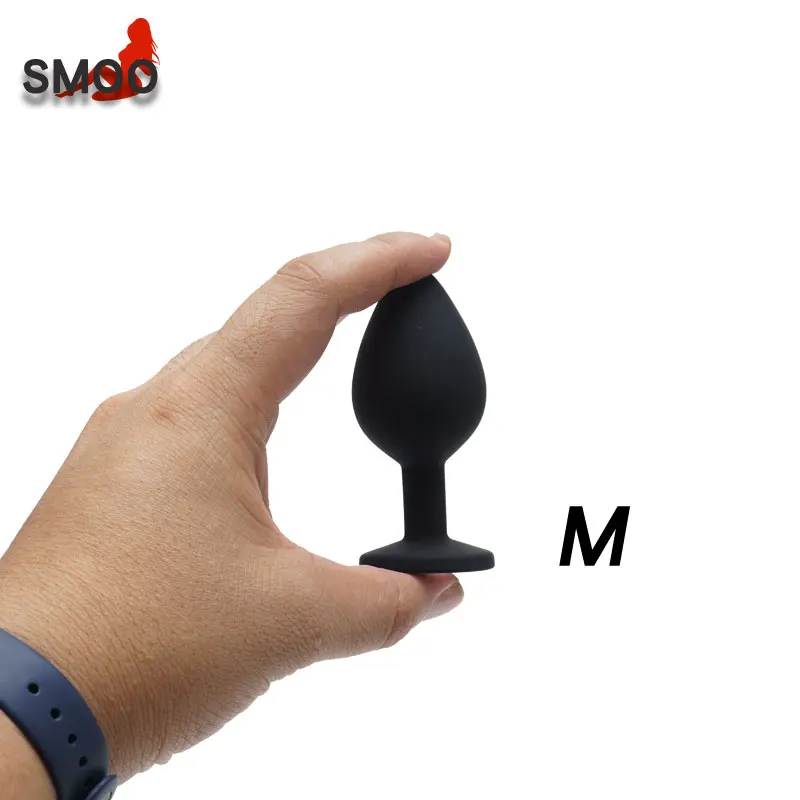 Smoo секс игрушки для взрослых силиконовая Анальная пробка женщин пары ювелирные