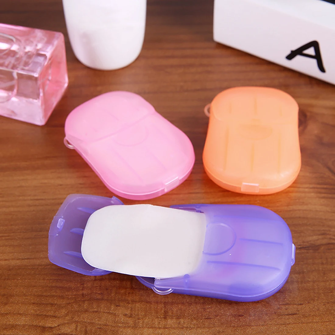 20 шт. одноразовые ароматизированные диски для мытья рук|soap tablet|portable soapsoap flower |