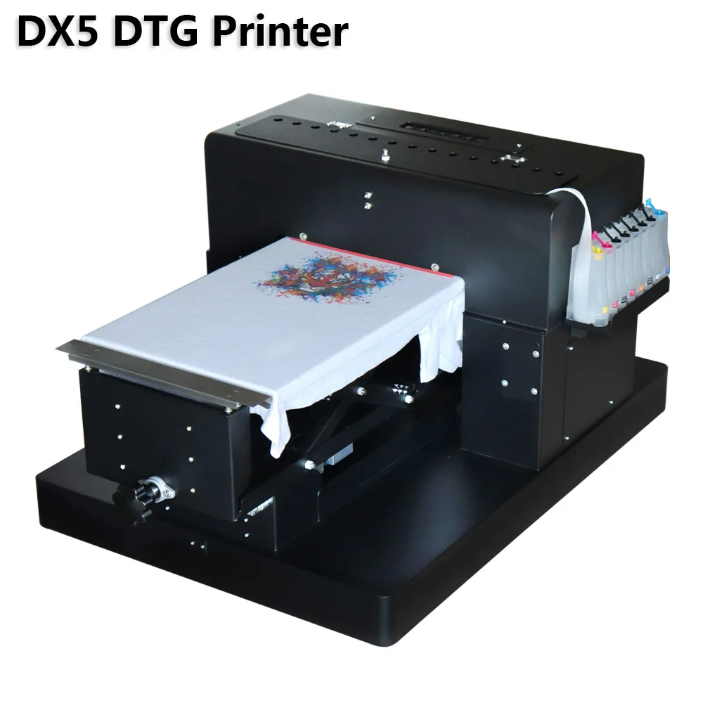 

Jetvinner DTG A3 R2000 Textile T-shirt Printer DX5 Printhead with Printing Software Inkjet Flatbed Printer for Textile Printing