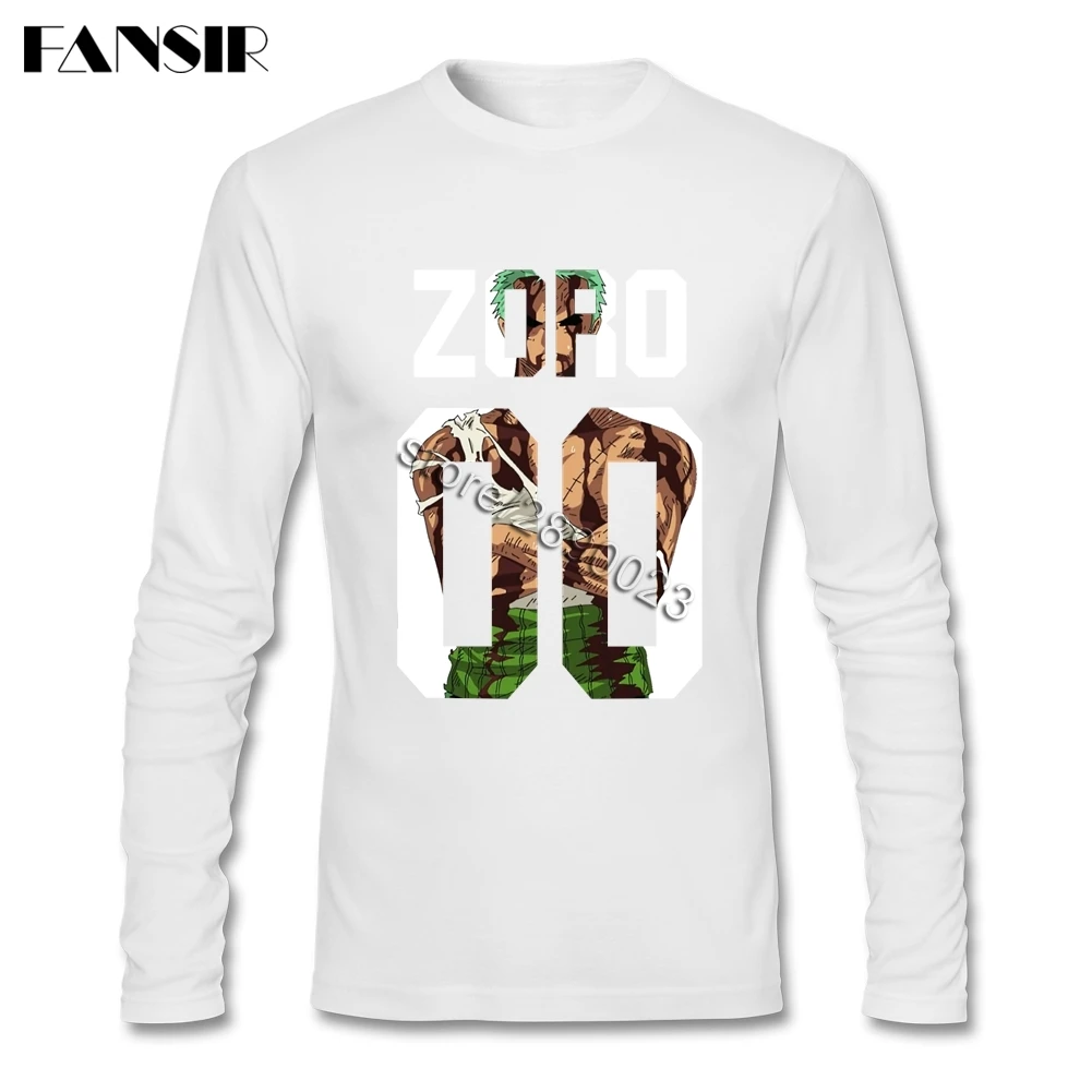 Простой Стиль Для Мужчин's футболки Зоро Roronoa Одна деталь из хлопка Одежда с