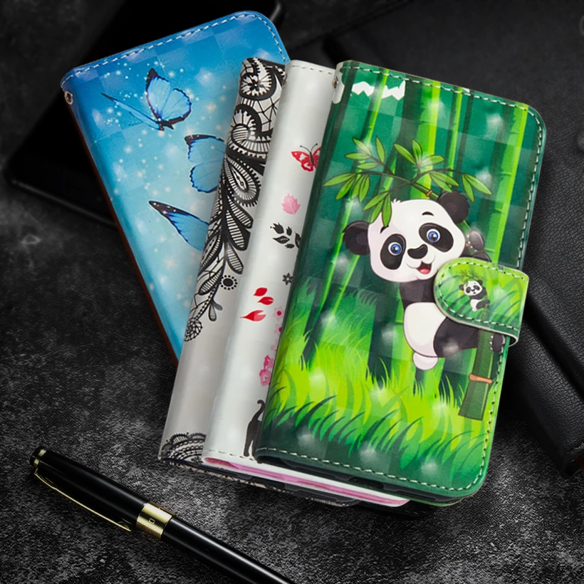 

Butterfly Painting Flip SmartPhone Case For iPhone 11 Pro Max SE 2020 5 5s se Capa Wallet Leather+TPU Cover Fundas Coque