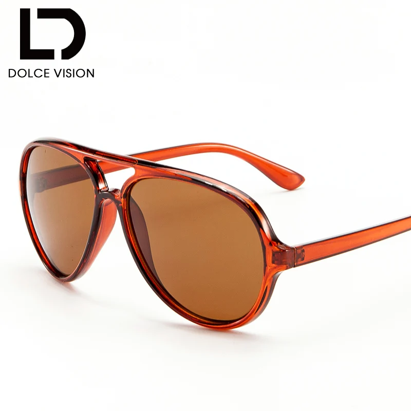 Dolce vision черные солнцезащитные очки-авиаторы Для мужчин брендовые дизайнерские