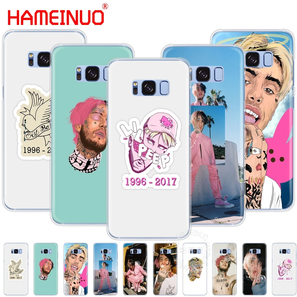 HAMEINUO lil peep чехол для сотового телефона Samsung Galaxy S9 S7 edge PLUS S8 S6 S5 S4 S3 MINI|Бамперы| |