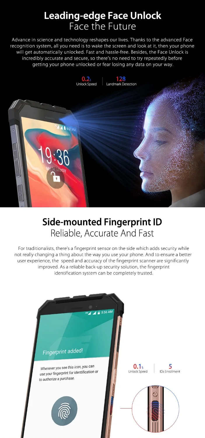 Ulefone Armor X2 смартфон с 5 дюймовым дисплеем ОЗУ 2 Гб ПЗУ 16 Android 8 1 мАч|Смартфоны| |