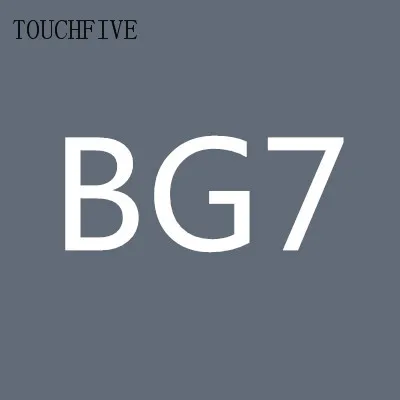 BG7 1 шт. TouchFive на выбор, 168 цветов, маркеры для эскизов, маркеры на спиртовой основе, набор цветных маркеров, товары для рукоделия, ручка для школы - Цвет: BG7