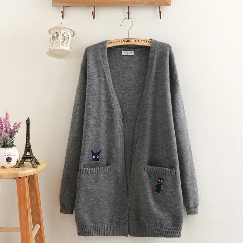 Фото Spring New Large Size Women Sweater Coat 2019 Autumn Winter Medium Long Loose Wild Cardigan Slim Fashion Knitwear Female Vs460 Spring New Large Size Women Sweater Coat 2019 Autumn Winter Medium Long Loose Wild Cardigan Slim Fashion Knitwear Female Vs460