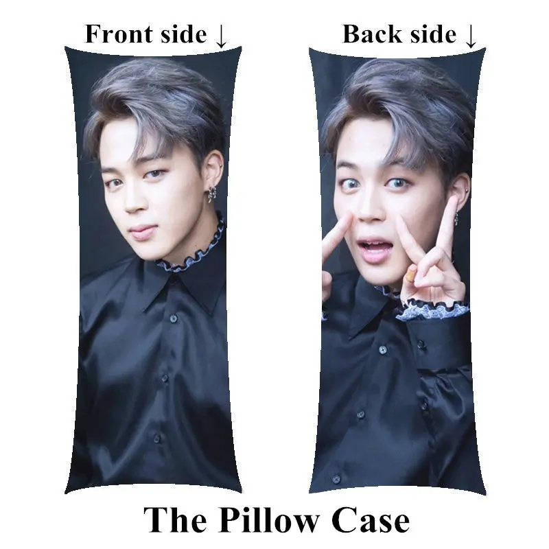 PillowCase Bangtan мальчики длинная наволочка kpop Jimin домашняя девушка только тело наволочка на заказ - Цвет: PillowCase