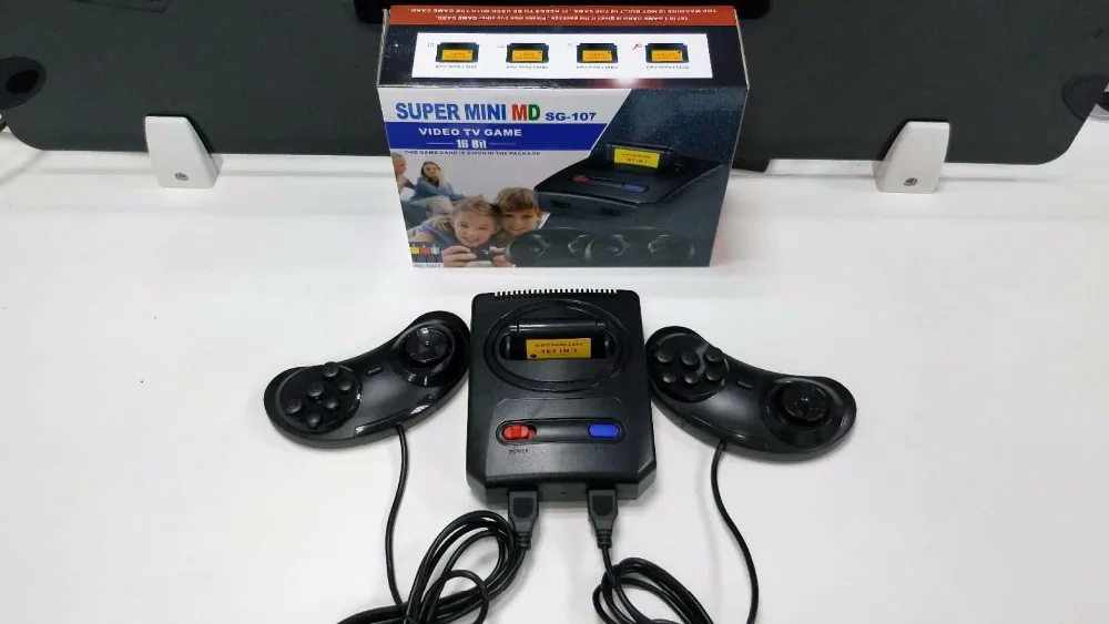 Можно использовать игровую карту SUPER mini 16 bit MD16 SG 107 AV out Семейные игры ТВ Видео