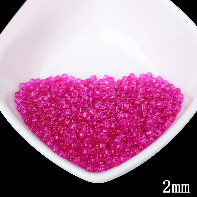 1000 шт./лот 2 мм Цветные чешские стеклянные бусины оптовые продажи австрийский