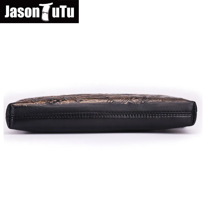 JASON TUTU Brand Vintage Clutch Men bag Good quality PU leather Clutches Phone Holding purse 15-25 days to Moscow B495 |