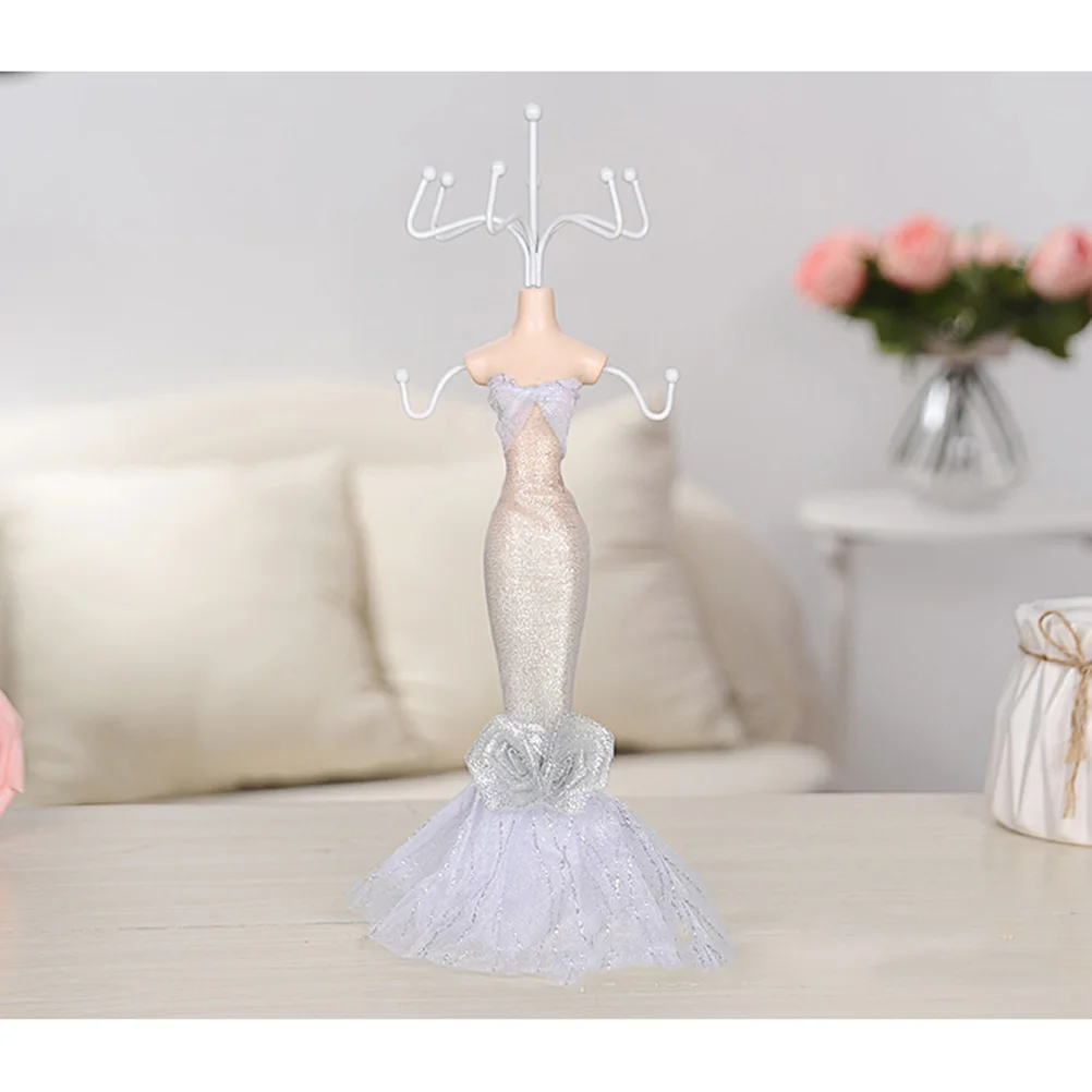 PIXNOR платье Смола манекен леди дизайн подставка для ювелирных изделий серьги