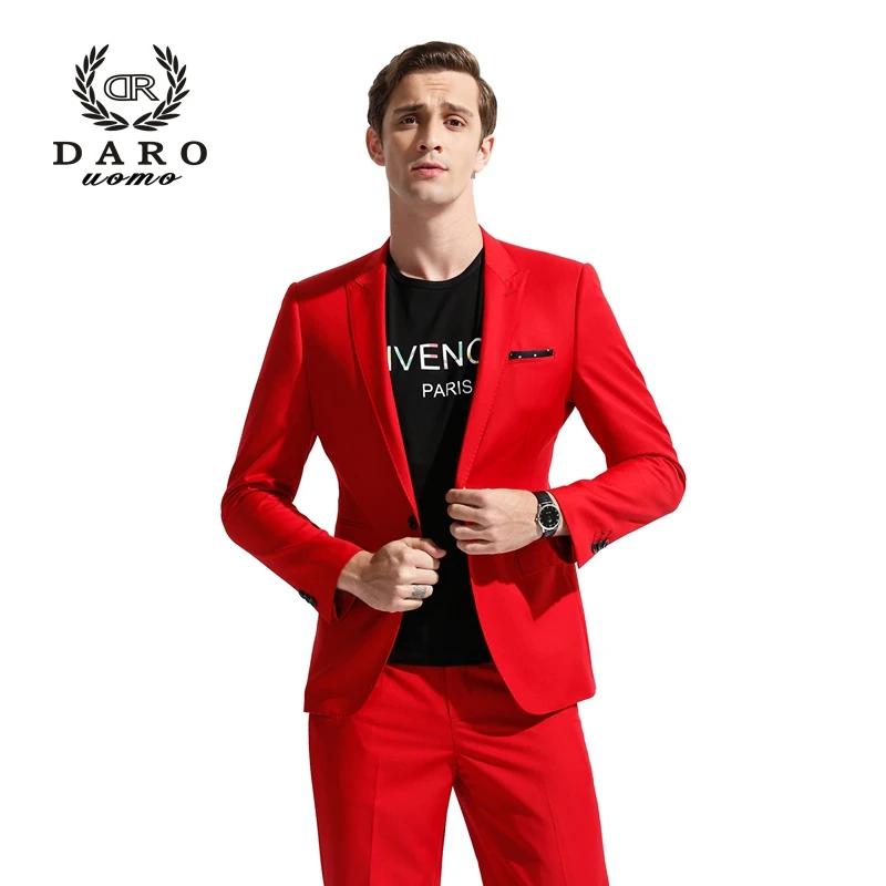 Мужские костюмы DARO Мужской Блейзер тонкие повседневная куртка вечерние мужская