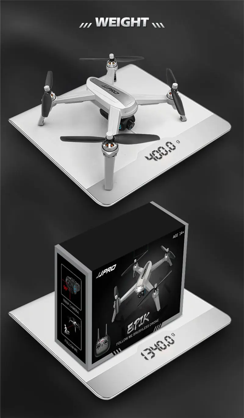 Бесплатные Подарки! JJRC JJPRO X5 5G GPS WIFI FPV С Камерой HD 1080P Max. 18 мин. Следуйте За Мной Дрон Со Стабилизацией Высоты Радиоуправляемый Дрон Квадрокоптер RTF