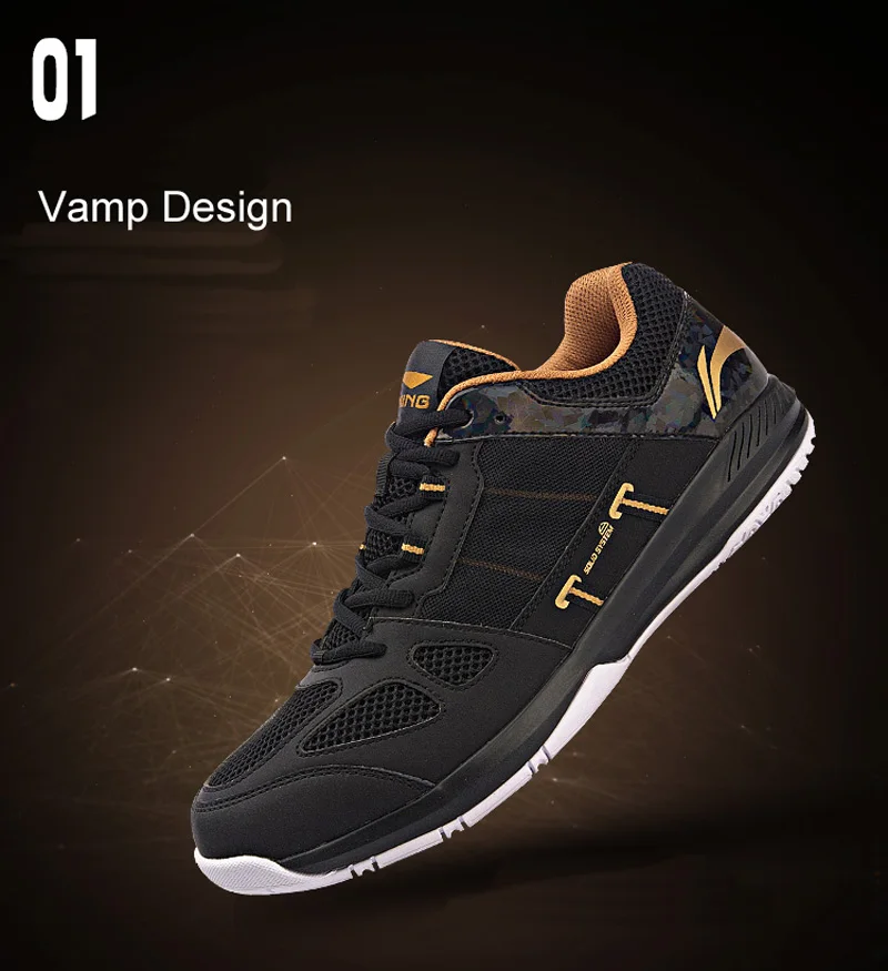 Li-Ning/Мужская защитная обувь для бадминтона, тренировочная обувь, пригодно для носки, противоскользящая подкладка, дышащая спортивная обувь, кроссовки, AYTN043 XYY088