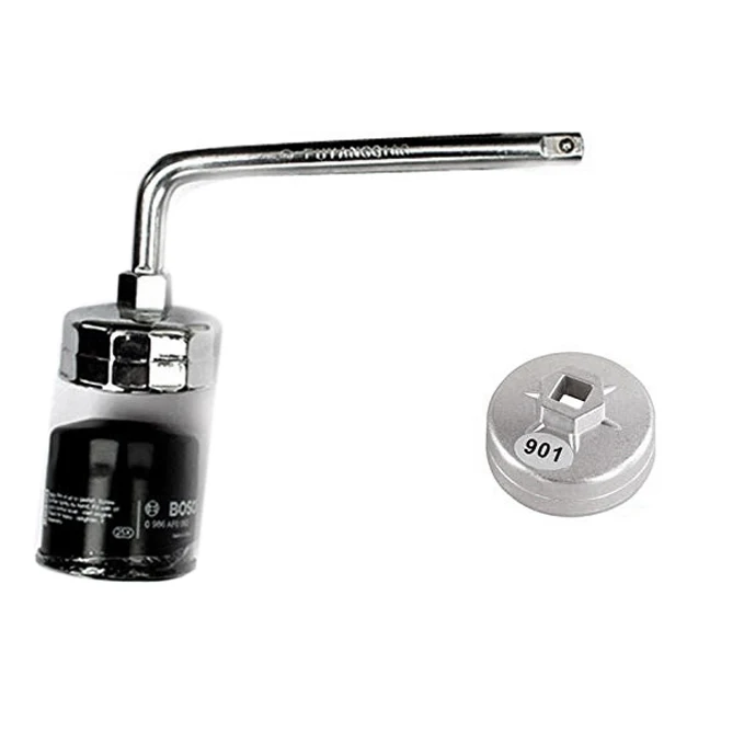 901 14 Flutes Cap Oil Filter Wrench 1/2 inch Square Drive Tools Socket Spanner Hand Tool |