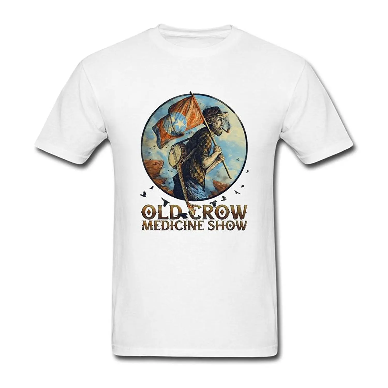 Рэй oak группа мужская Old Crow Medicine Show Band Плакат Майка |