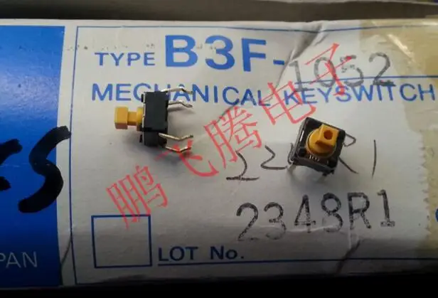 10 шт./партия импортный японский Omron микро сенсорный переключатель B3F-1052 Кнопка 6*6*7