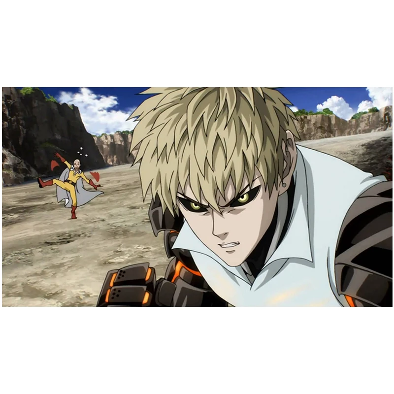 Модульные картины по номерам для рисования Постер one punch man аниме Раскраска
