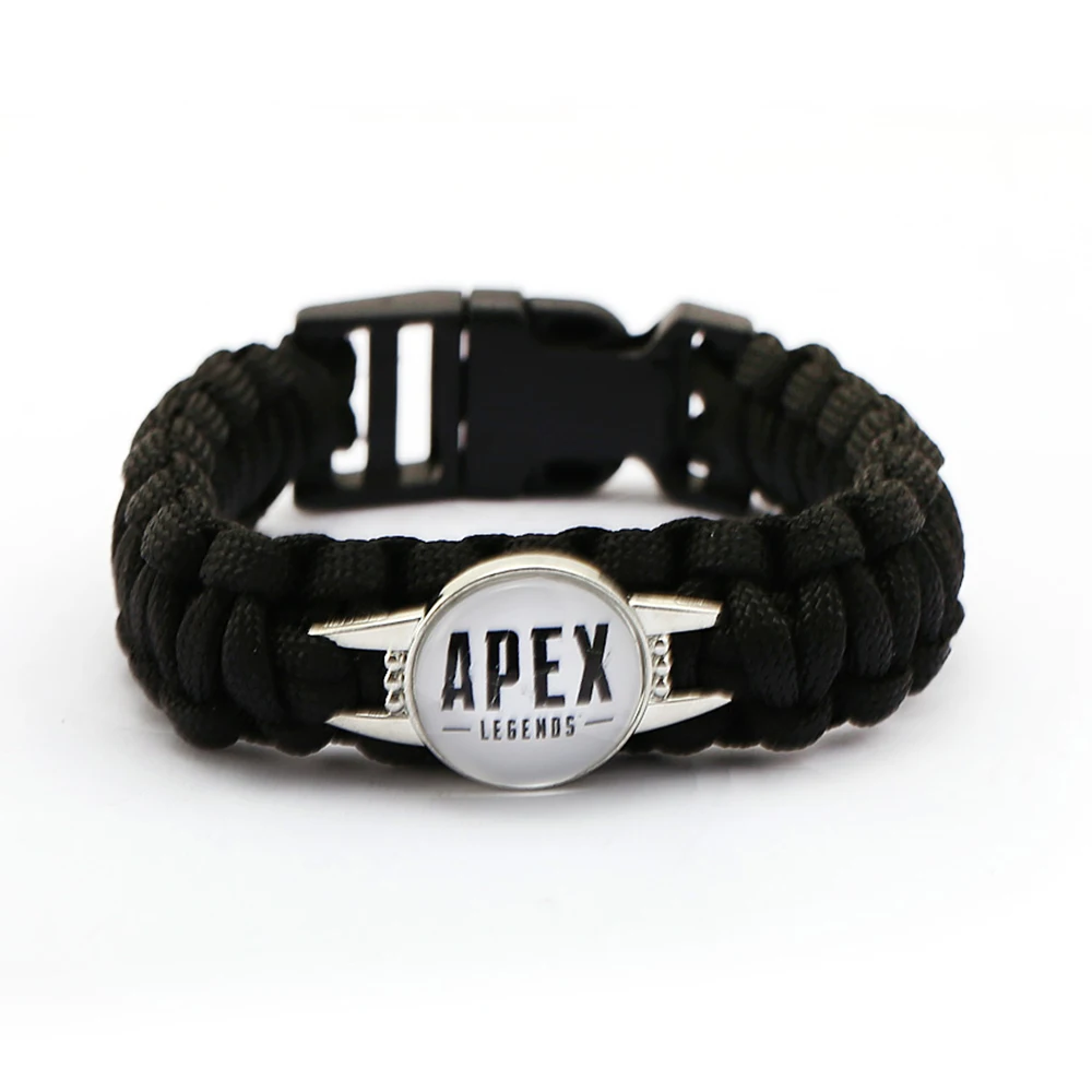 Game Apex Legends Bracelet For Men Rope Chain Bangles Black Punk Charm Homme Boys Jewelry bileklik pulsera hombre New | Украшения и