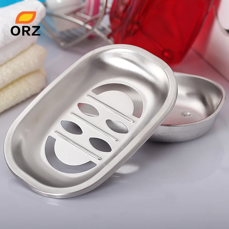 ORZ 2 шт./компл. из нержавеющей стали мыльница держатель для мыльницы ванной