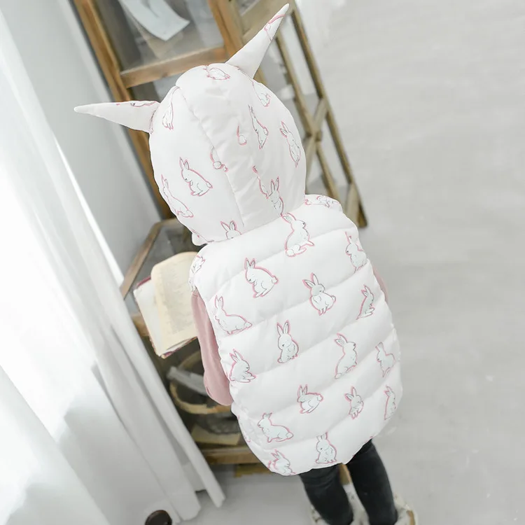 Зимняя одежда для маленьких девочек жилет Новинка 2019 года Зимний толстый