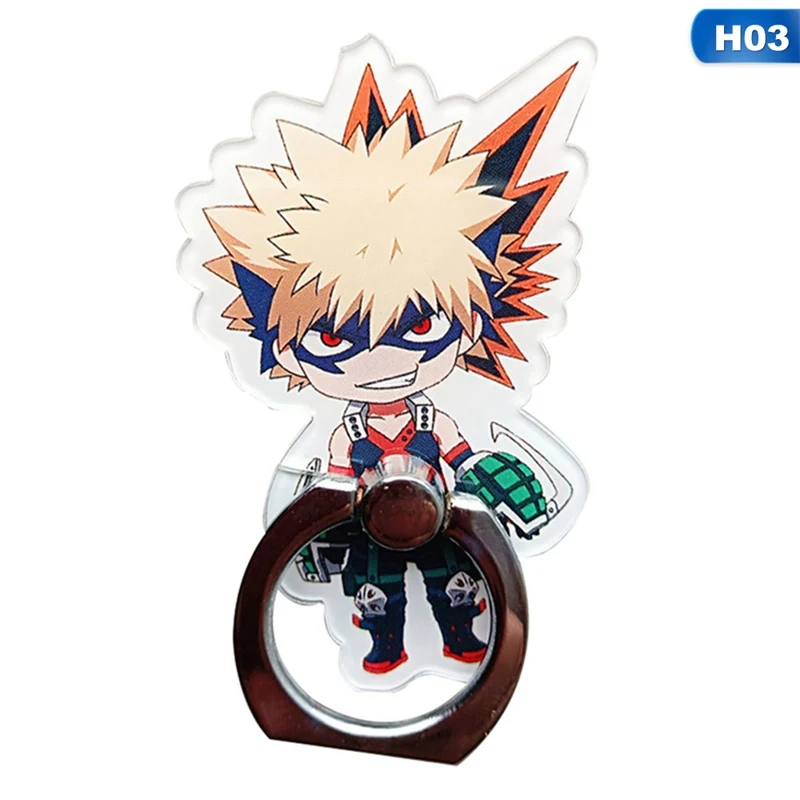 Мой герой Академии все может Bakugou Midoriya Todoroki кольцо стенд держатель для мобильного