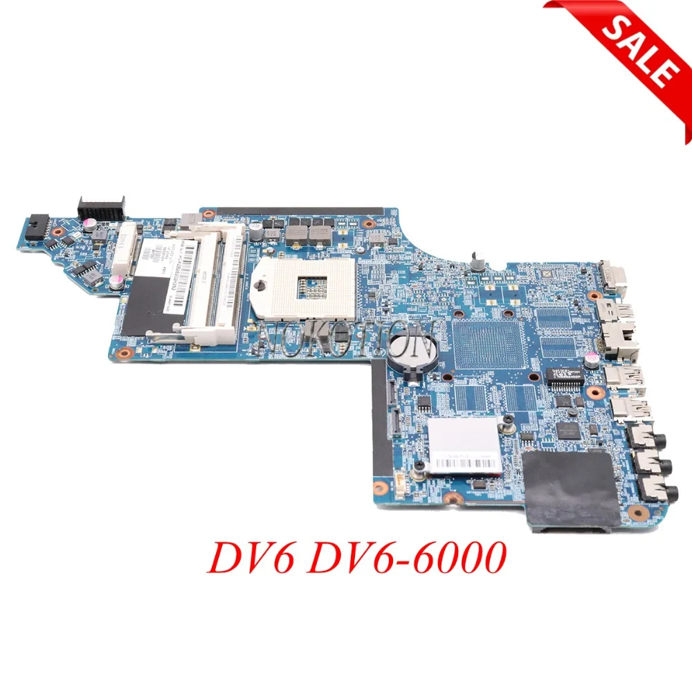 

NOKOTION 665351-001 Laptop Motherboard For HP Pavilion DV6 DV6-6000 HM65 DDR3 Main board full tested