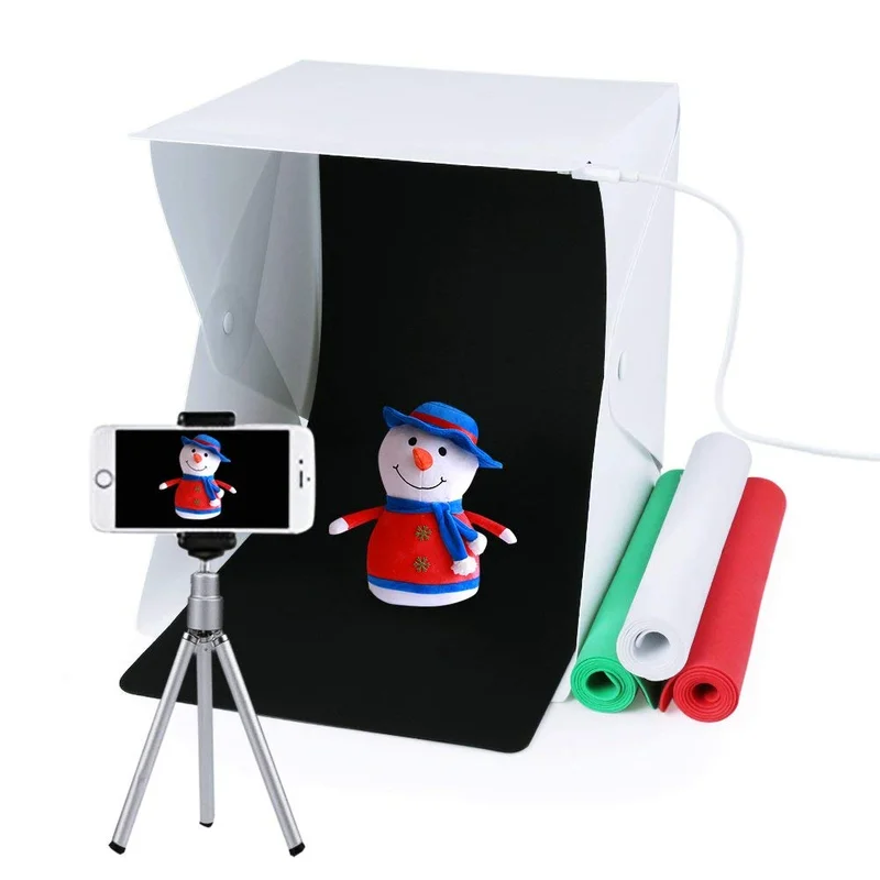 Портативная фотостудия 20 шт светодиодный складной настольный тент